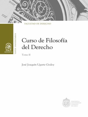 cover image of Curso de Filosofía del Derecho. Tomo II